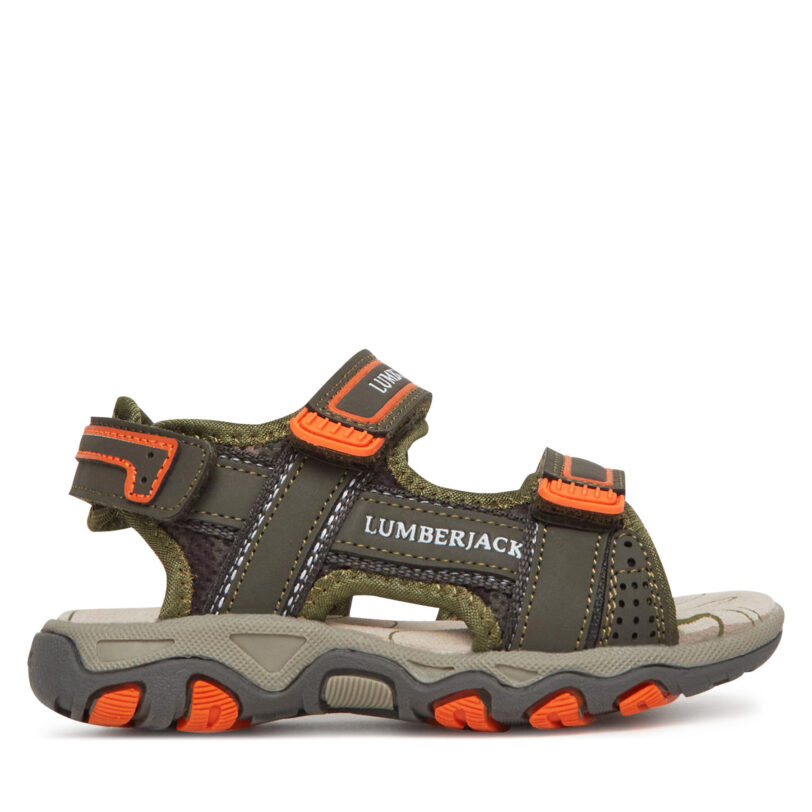 Сандали Lumberjack LJ-SB07606-027-N47-M1155 M Каки цвят на ниска цена