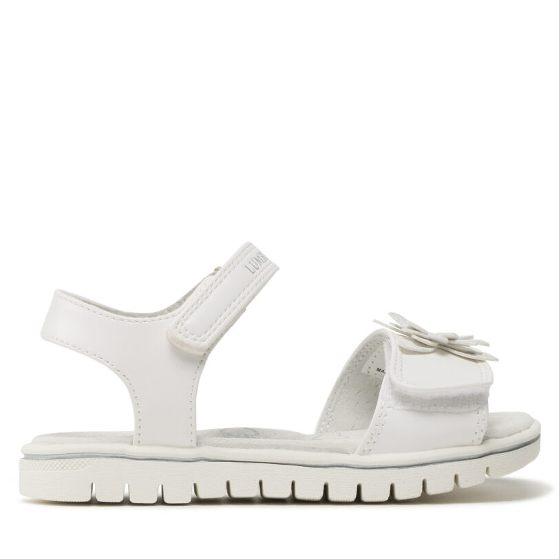 Сандали Lumberjack SANDAL WITH FLOWER Бял цвят на ниска цена
