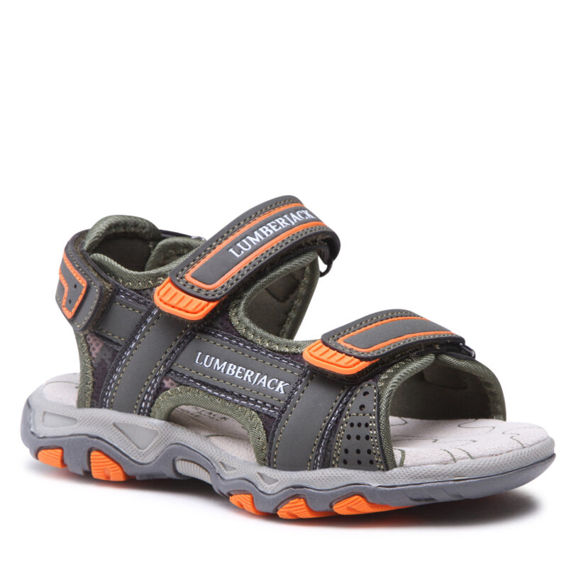 Сандали Lumberjack SB07606-027 M Зелен цвят на ниска цена