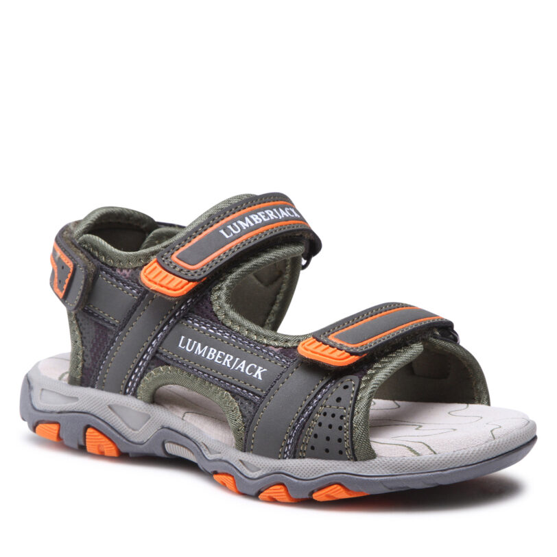 Сандали Lumberjack SB07606-027 S Сив цвят на ниска цена