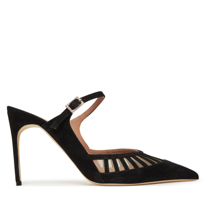 Сандали MALONE SOULIERS Bardot 90-2 Черен цвят на ниска цена