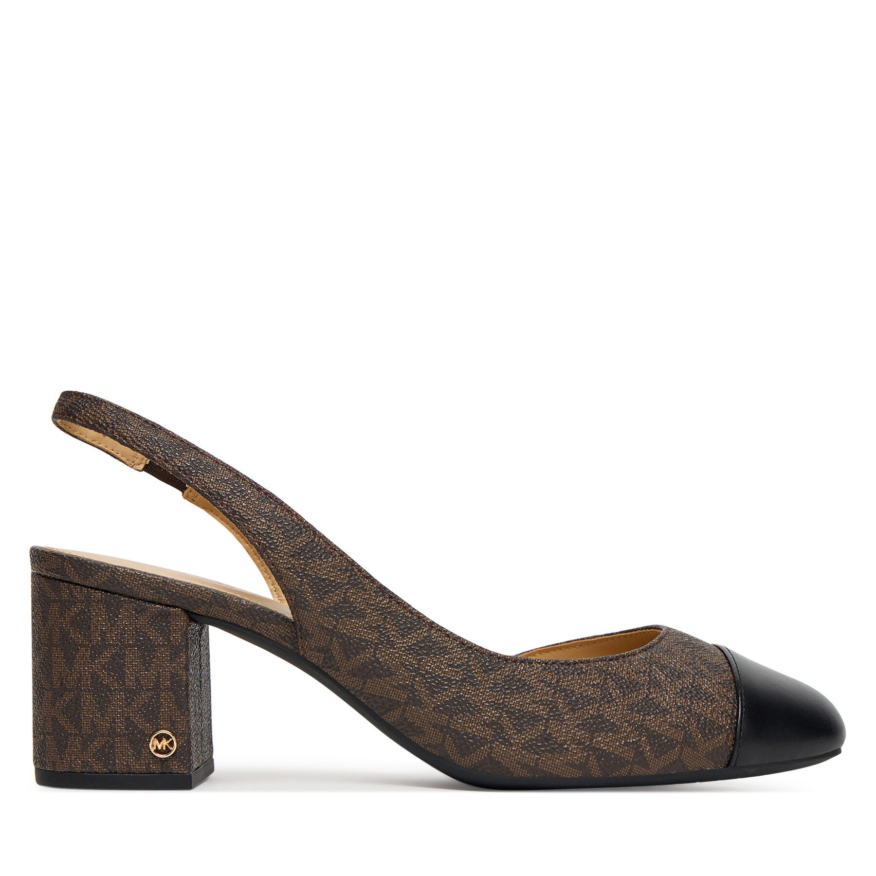 Сандали MICHAEL Michael Kors Perla Flex 40T5PLMP2B Кафяв цвят на ниска цена
