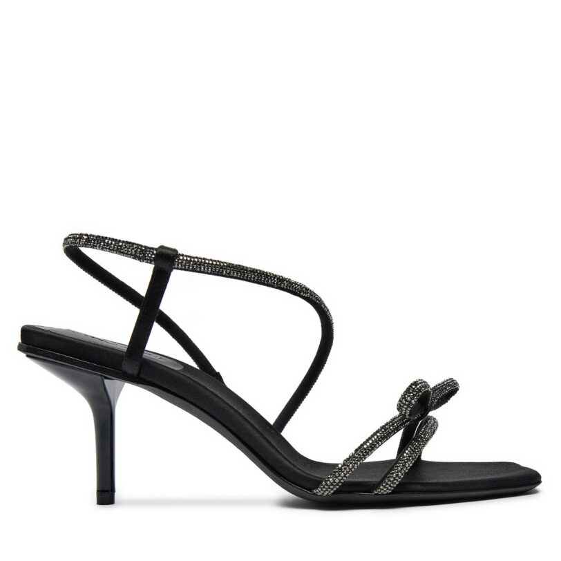 Сандали Max Mara Crystalsandal 2424526411600 Черен цвят на ниска цена