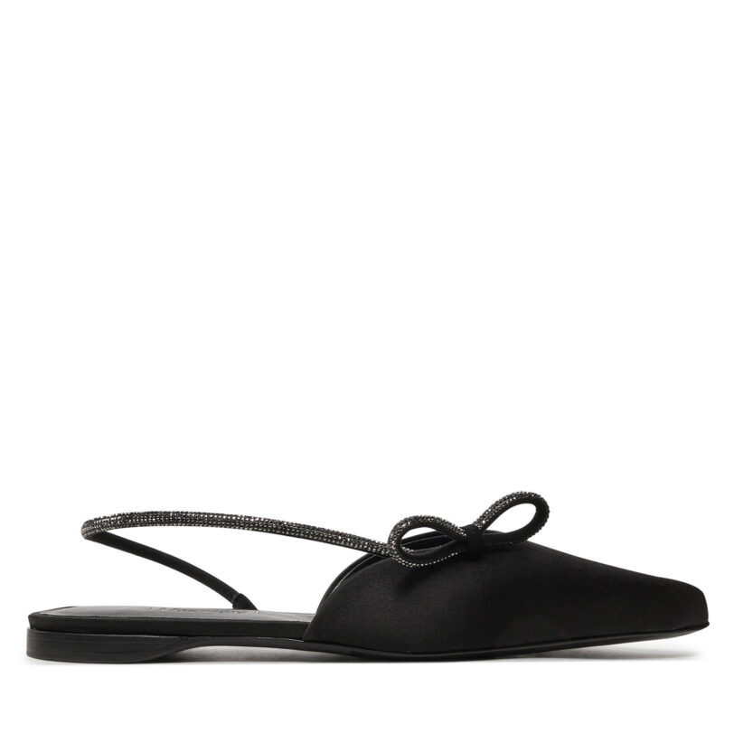 Сандали Max Mara Crystalsling 2424526431600 Черен цвят на ниска цена