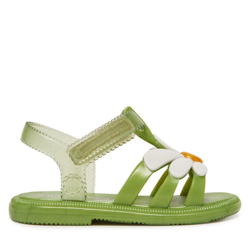 Сандали Melissa Mini Melissa Hip Bloomy Bb 35902 Зелен цвят на ниска цена