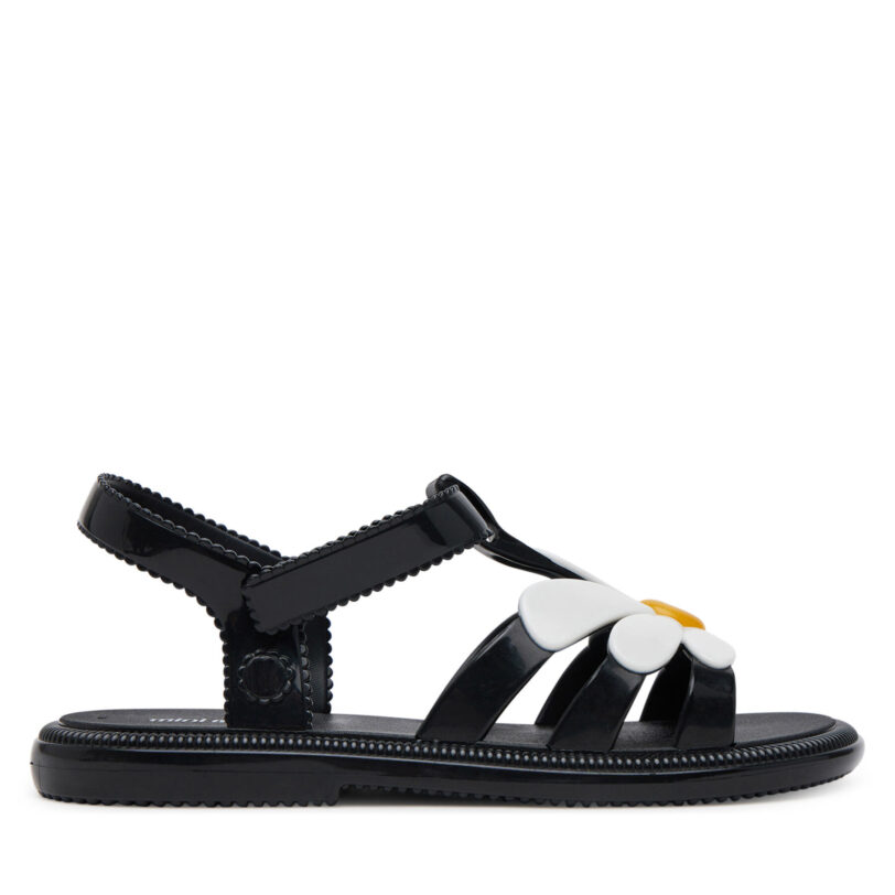 Сандали Melissa Mini Melissa Hip Bloomy Inf M 36188 Черен цвят на ниска цена