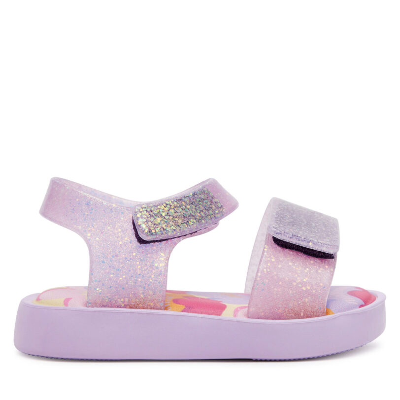 Сандали Melissa Mini Melissa Jump Print Bb 33663 Виолетов цвят на ниска цена