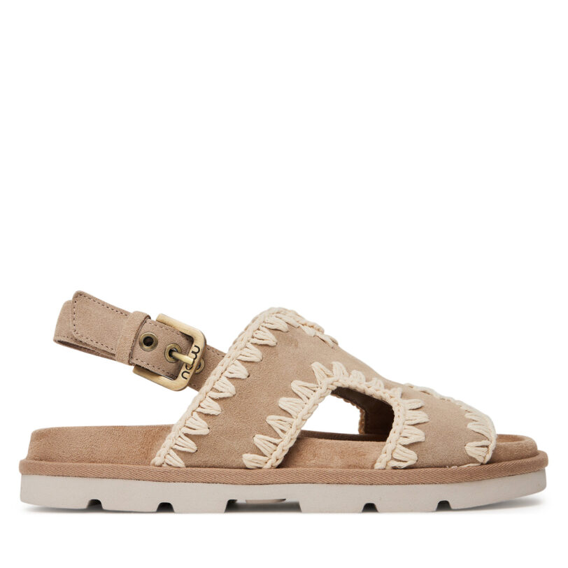 Сандали Mou Low bio sandal MU.SW631006A Розов цвят на ниска цена