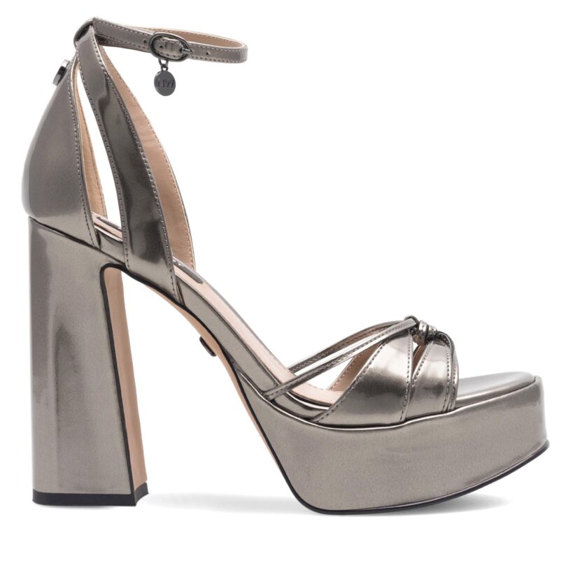 Сандали Nine West AAHIDA ZL23002CC Сребрист цвят на ниска цена