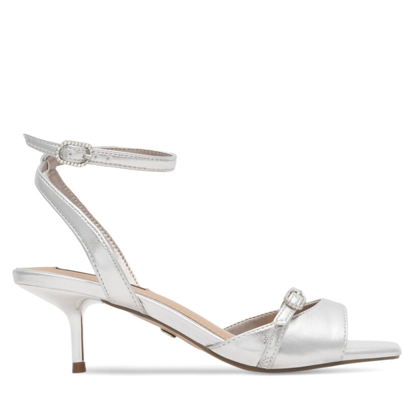 Сандали Nine West FEROZA BYCCC02 Сребрист цвят на ниска цена