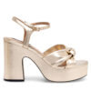 Сандали Nine West WFA2634-1 Златист цвят на ниска цена