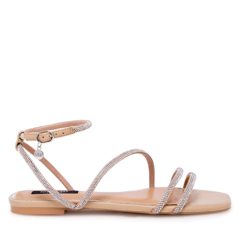 Сандали Nine West WFA2766-1 Бежов цвят на ниска цена