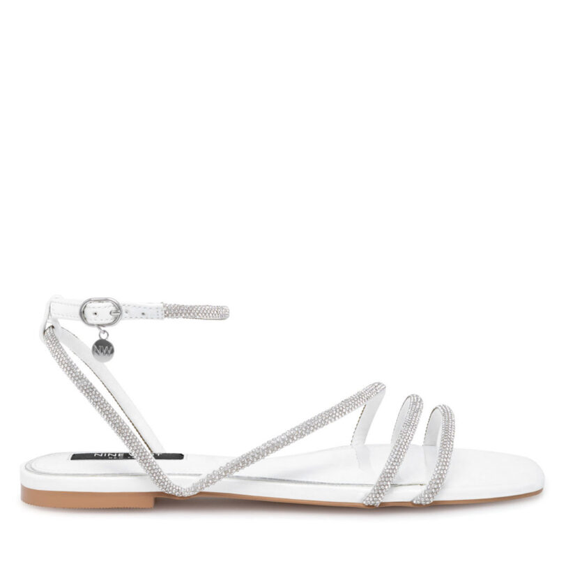 Сандали Nine West WFA2766-1 Бял цвят на ниска цена