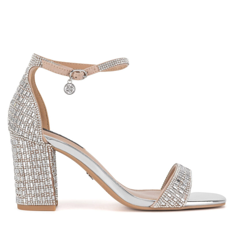 Сандали Nine West WFA3032-1 Сребрист цвят на ниска цена