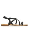 Сандали ONLY Shoes Onlmari-4 Pu Studs 15342339 Черен цвят на ниска цена