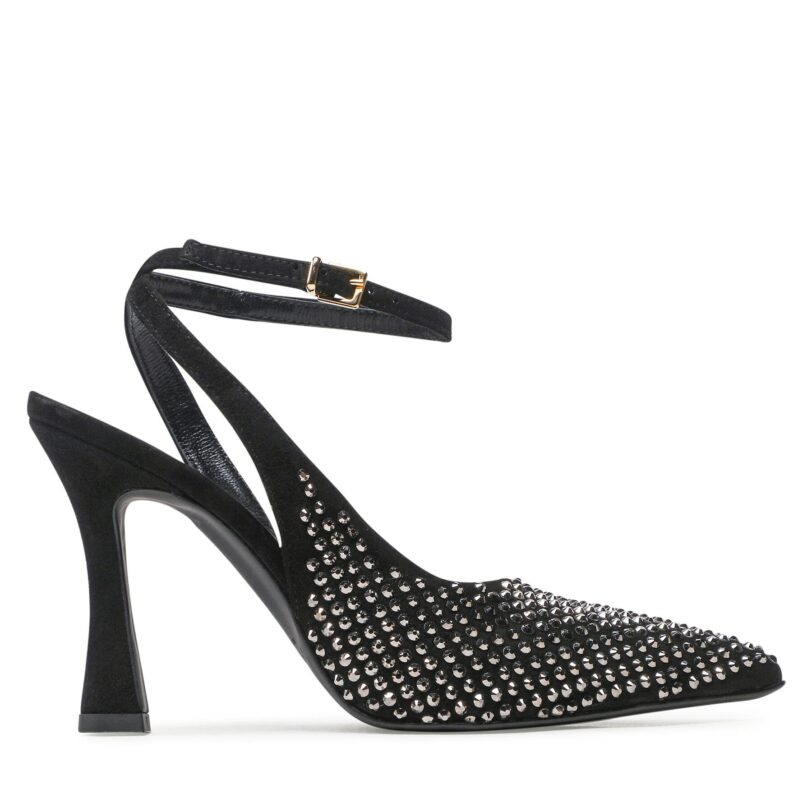 Сандали PINKO Lisette Slingback PE 23 BLKS1 100566 A0N6 Черен цвят на ниска цена