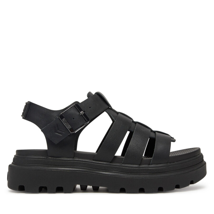 Сандали Palladium Pallacruise Fisherman 94462-008-M Черен цвят на ниска цена