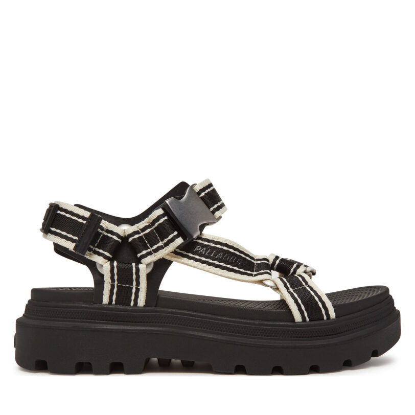 Сандали Palladium Pallacruise Strap Mix 97465-011-M Черен цвят на ниска цена