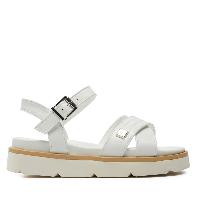 Сандали Patrizia Pepe PJ296.30 M Бял цвят на ниска цена