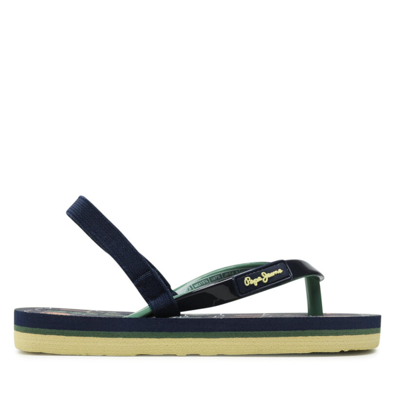 Сандали Pepe Jeans Beach Palms Boy K PBS70052 Тъмносин цвят на ниска цена