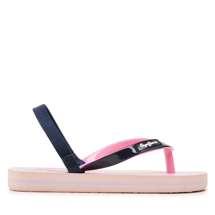 Сандали Pepe Jeans Dorset Stars Gk PGS70059 Тъмносин цвят на ниска цена