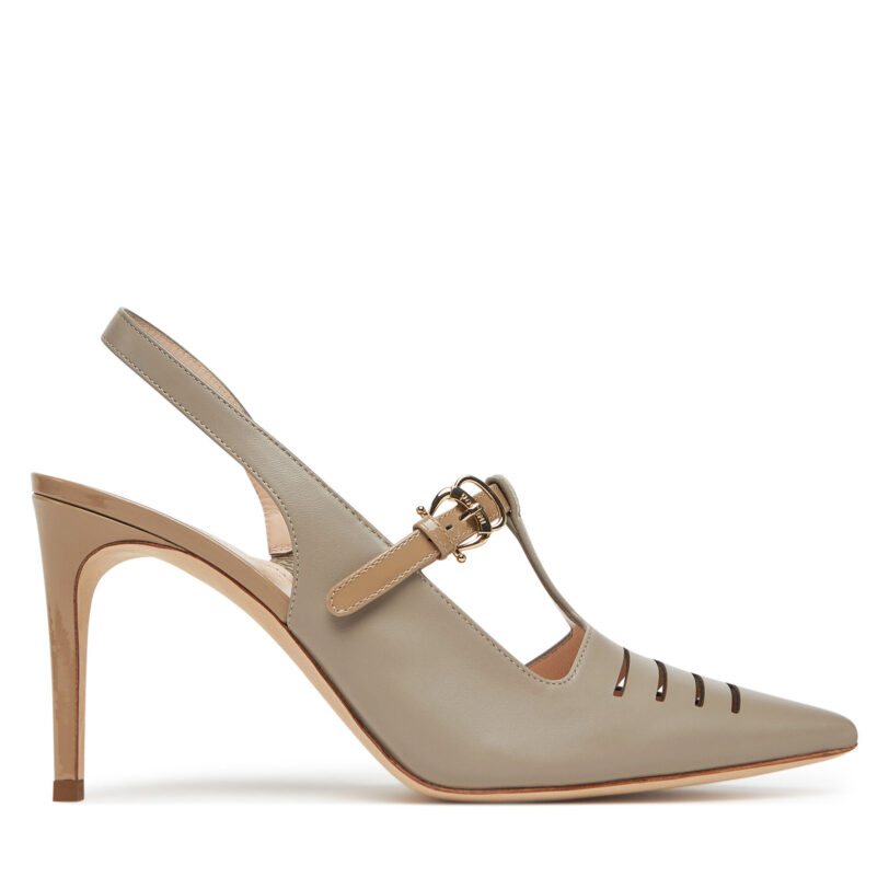 Сандали Pollini PA10138C0MPA210A Бежов цвят на ниска цена