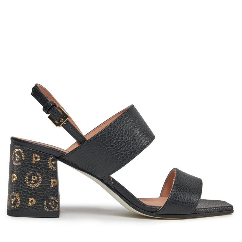 Сандали Pollini SA16106C1ITDP000 Черен цвят на ниска цена