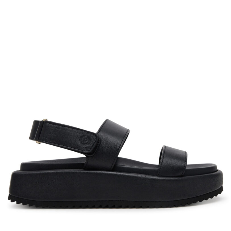 Сандали Pollini SA16155G1MTL0000 Черен цвят на ниска цена