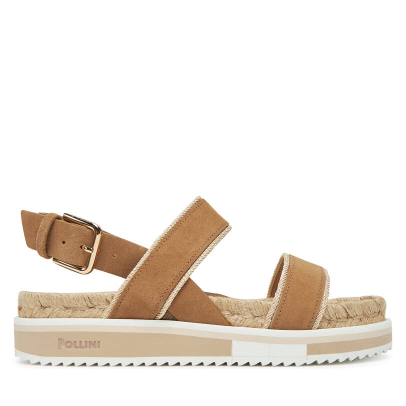 Сандали Pollini SA16405G0MTF0122 Кафяв цвят на ниска цена
