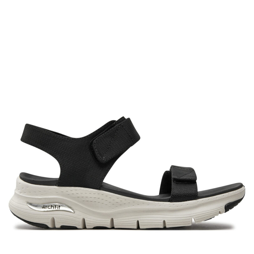 Сандали Skechers Arch Fit-Touristy 119247/BLK Черен цвят на ниска цена
