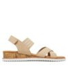 Сандали Skechers BOBS Desert Kiss-Shore Enough 114130/NAT Бежов цвят на ниска цена