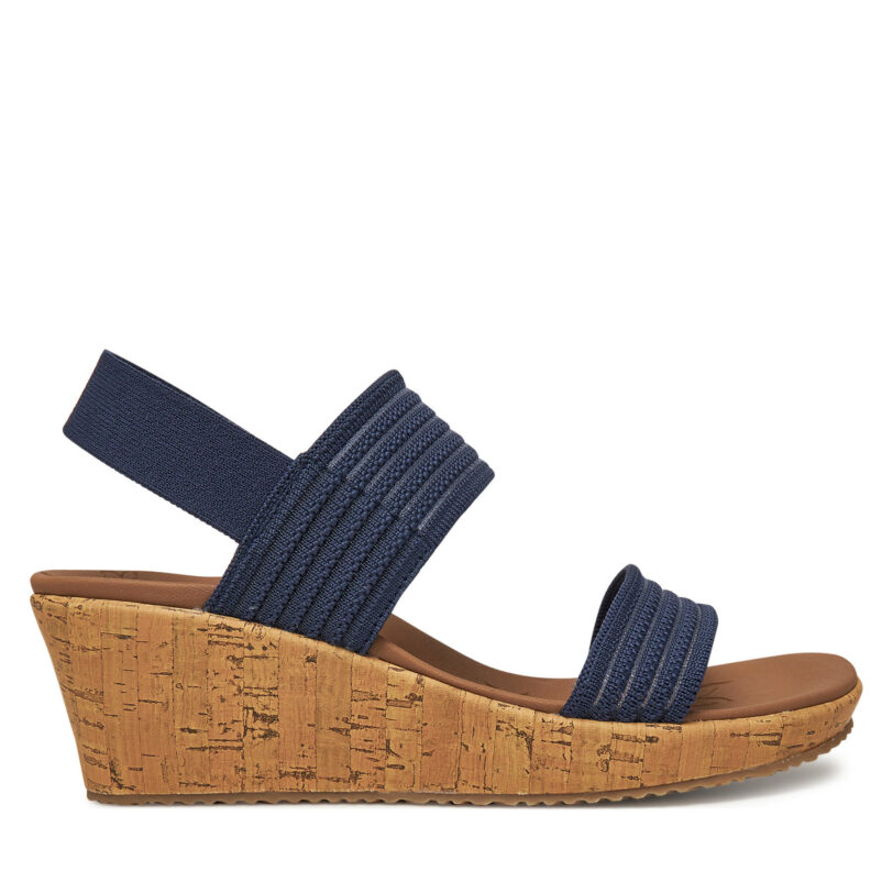 Сандали Skechers Beverlee-Sheer Luck 119571/NVY Тъмносин цвят на ниска цена