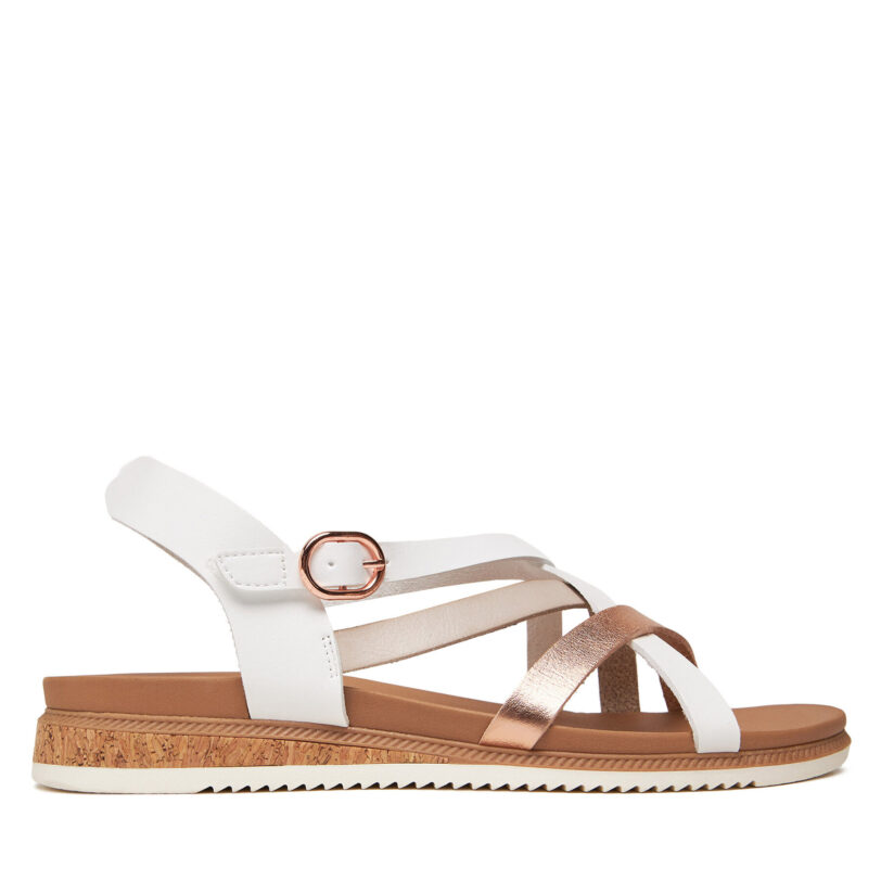 Сандали Skechers Desert Kiss Low-Peak Rank 114709/WHT Бял цвят на ниска цена