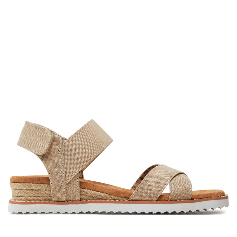 Сандали Skechers Desert Kiss-Secret Picnic 33386/NAT Бежов цвят на ниска цена