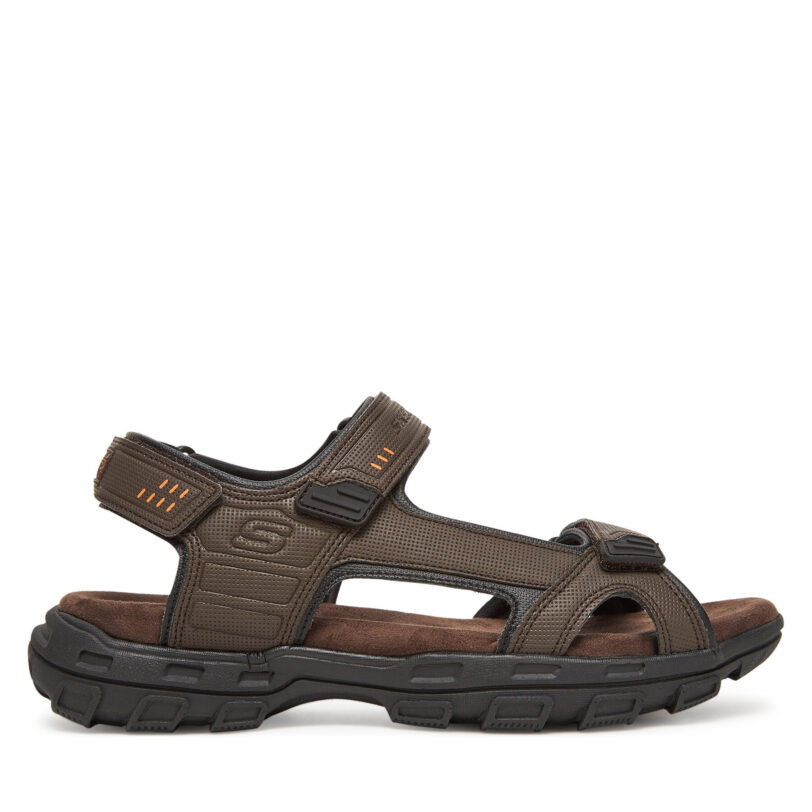 Сандали Skechers Garver-Louden 64487/BRN Кафяв цвят на ниска цена