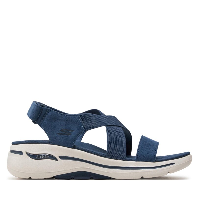 Сандали Skechers Go Walk Arch Fit Sandal-Treasured 140257/NVY Тъмносин цвят на ниска цена