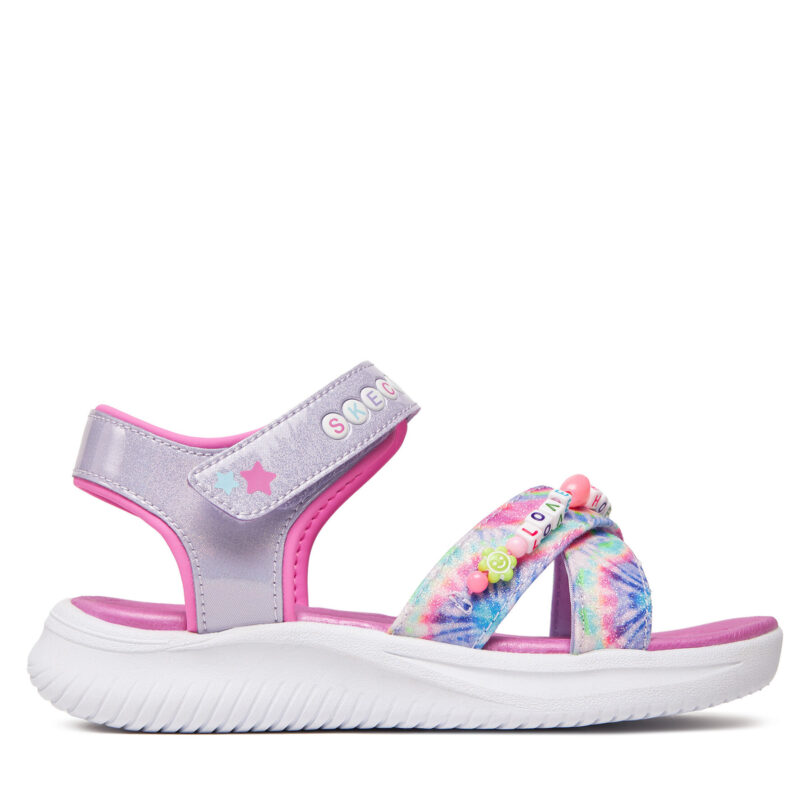 Сандали Skechers Jumpsters Sandal-Tie Dye Bffs 303045L/LVMT Виолетов цвят на ниска цена