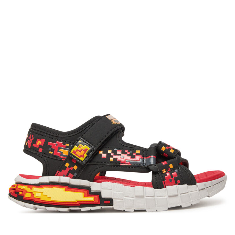 Сандали Skechers Mega-Splash 4K- 402161L/BKRD Черен цвят на ниска цена