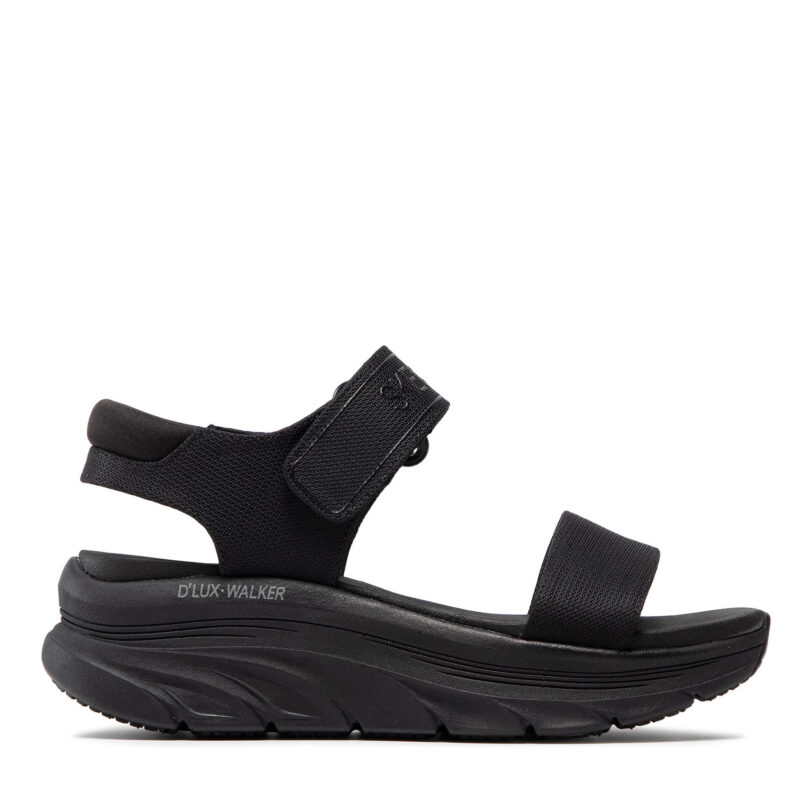 Сандали Skechers New Block 119226/BBK Черен цвят на ниска цена