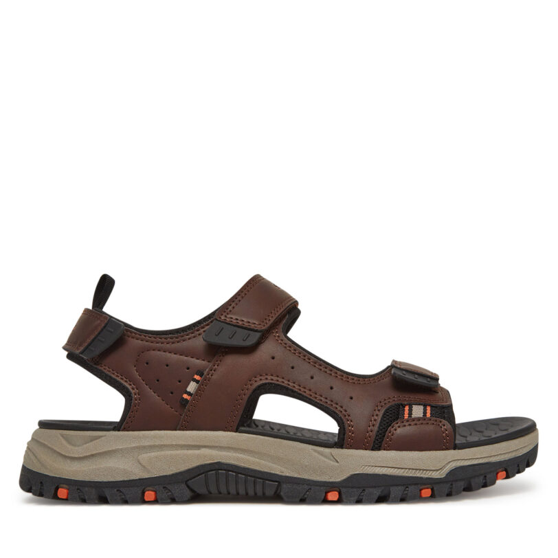Сандали Skechers Prewitt-Rigdon 205139/BRBK Кафяв цвят на ниска цена