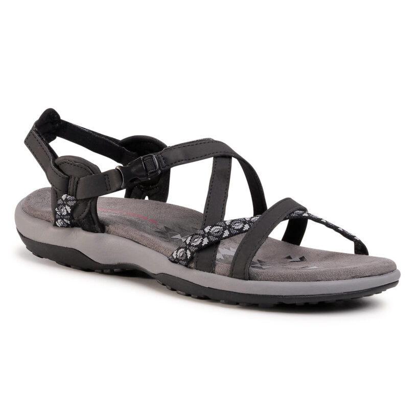 Сандали Skechers Reggae Slim 40955/BLK Черен цвят на ниска цена