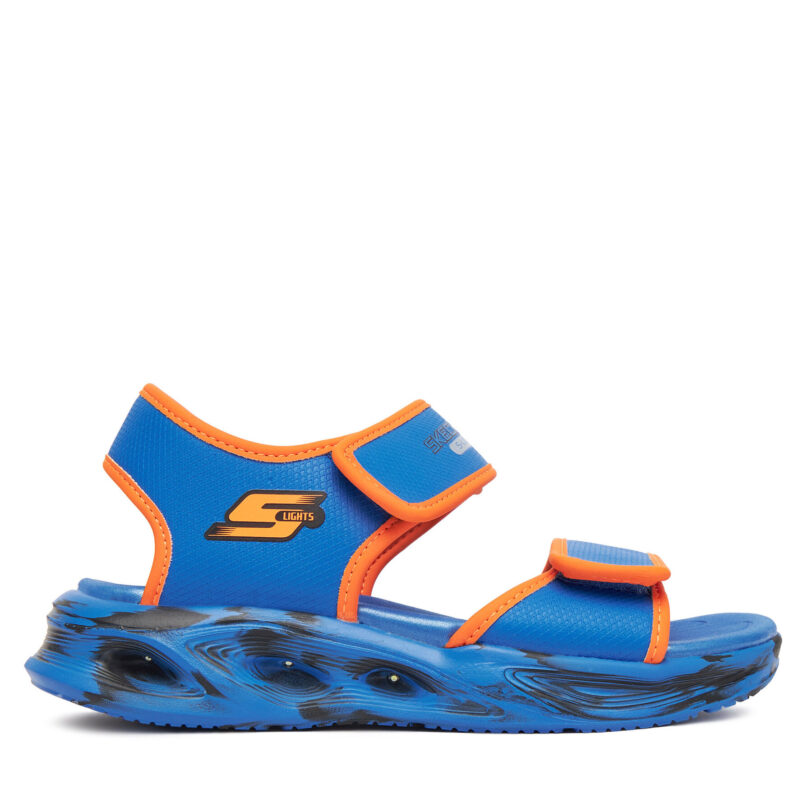Сандали Skechers Sola Glow Sandal-Fusion Brights 407032L/BLOR Син цвят на ниска цена