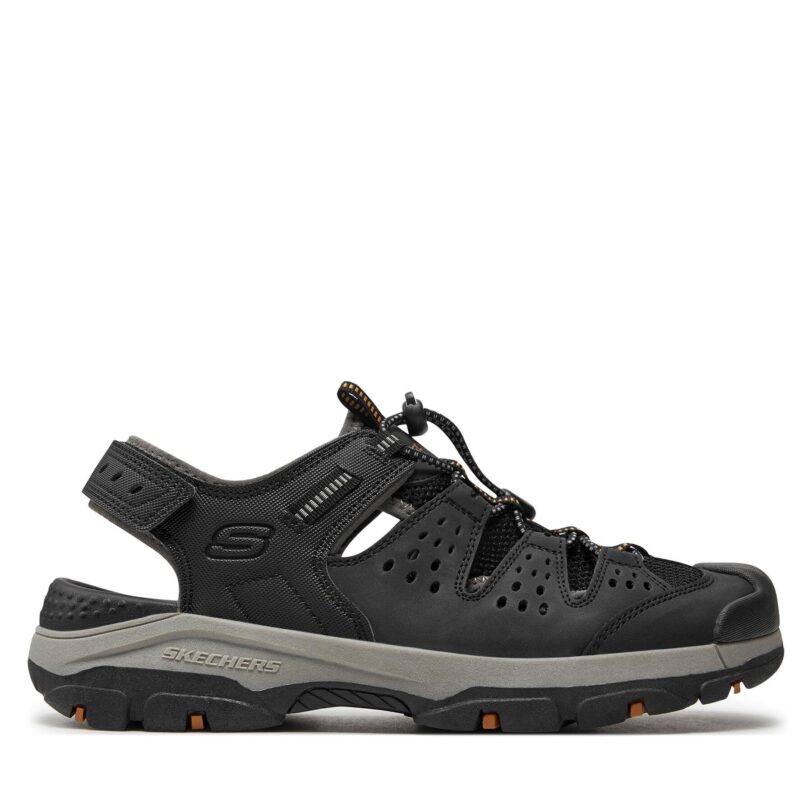 Сандали Skechers Tresmen-Menard 205113/BLK Черен цвят на ниска цена