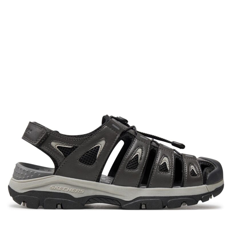 Сандали Skechers Tresmen-Outseen 204111/GRY Сив цвят на ниска цена