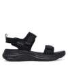 Сандали Skechers Vapor Foam-Laidback Moments 120009/BBK Черен цвят на ниска цена