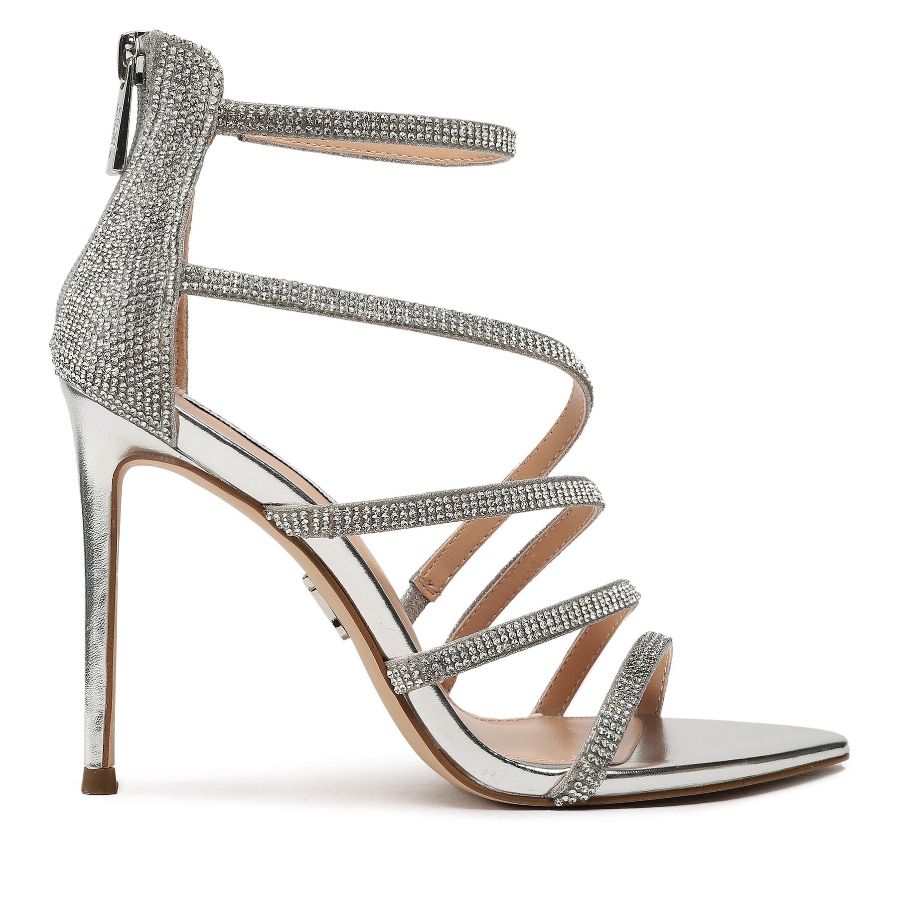 Сандали Steve Madden Beamish Sandal SM11002585-751 Сребрист цвят на ниска цена