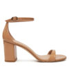 Сандали Stuart Weitzman Nudist Block 75 SJ983 Бежов цвят на ниска цена