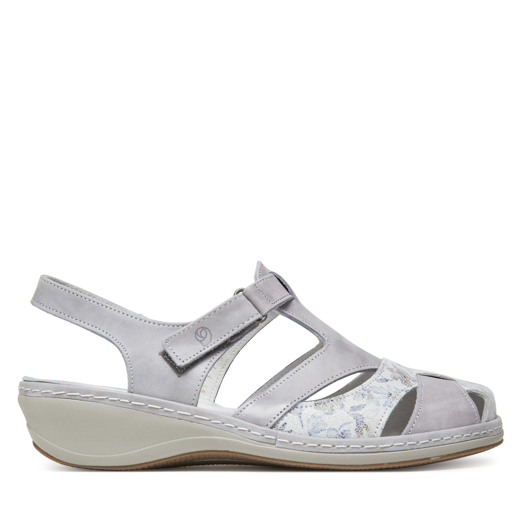 Сандали Suave 720139-91 Сив цвят на ниска цена