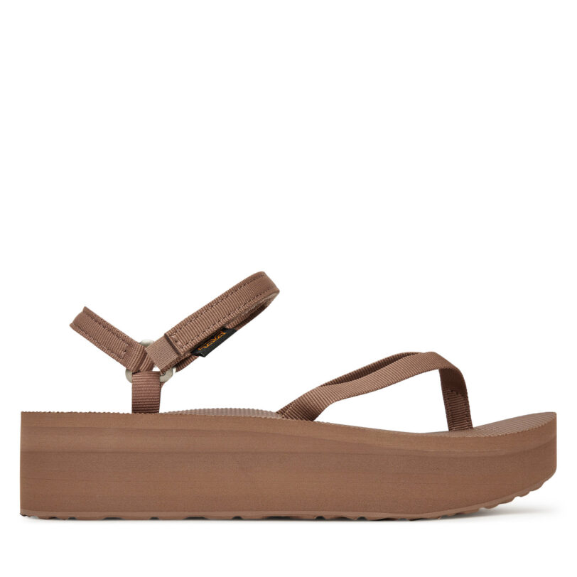 Сандали Teva Flatform Slim 1164630 Кафяв цвят на ниска цена