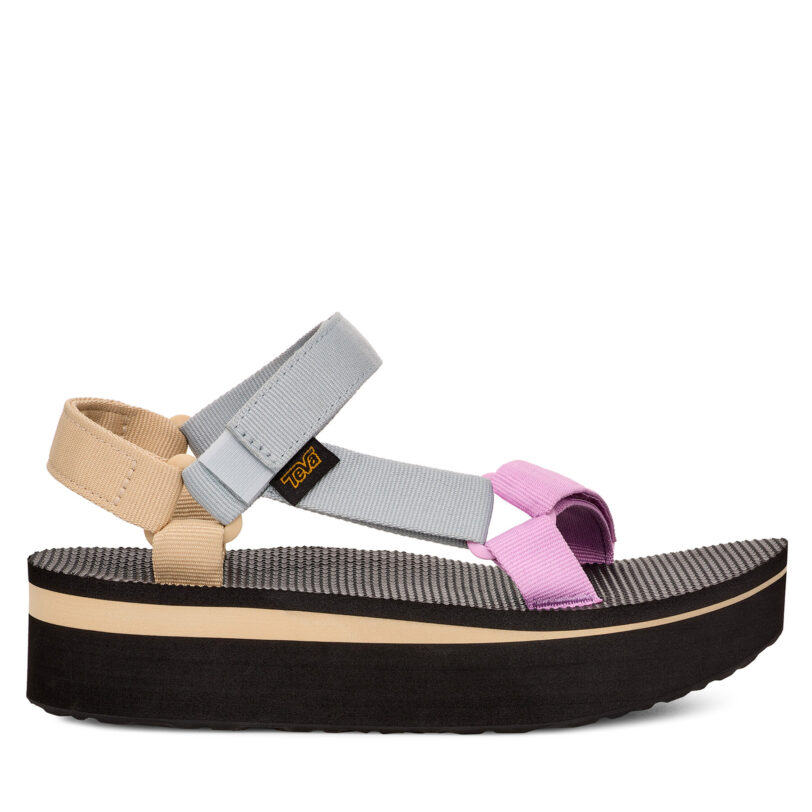 Сандали Teva Flatform Universal 1008844 Сив цвят на ниска цена
